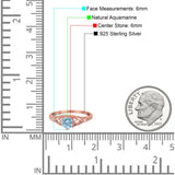 Round Natural Stone Leaf Vintage Style Ring