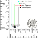 Round Natural Stone Leaf Vintage Style Ring