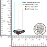 Round Natural Stone Leaf Vintage Style Ring