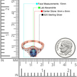 Oval Natural Stone Split Shank Ring