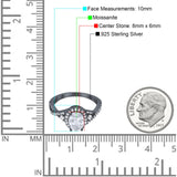 Oval Natural Stone Split Shank Ring