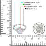 Oval Natural Stone Split Shank Ring