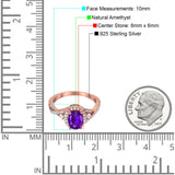 Oval Natural Stone Split Shank Ring