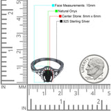 Oval Natural Stone Split Shank Ring