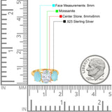 Art Deco Oval Natural Stone Trio Ring