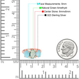 Art Deco Oval Natural Stone Trio Ring