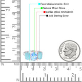 Art Deco Oval Natural Stone Trio Ring