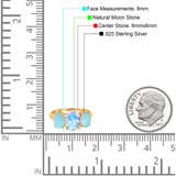 Art Deco Oval Natural Stone Trio Ring