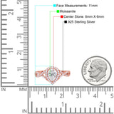 Art Deco Pear Infinity Twisted Ring  