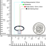 Art Deco Oval Natural Stone Wedding Ring