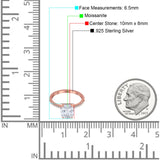 Art Deco Oval Natural Stone Wedding Ring