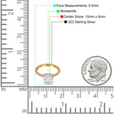 Art Deco Oval Natural Stone Wedding Ring