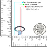 Art Deco Oval Natural Stone Wedding Ring