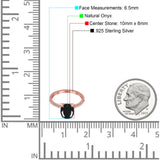 Art Deco Oval Natural Stone Wedding Ring