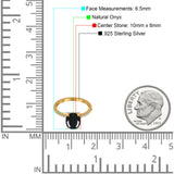 Art Deco Oval Natural Stone Wedding Ring