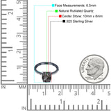 Art Deco Oval Natural Stone Wedding Ring