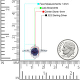 Art Deco Round Natural Stone Halo Ring