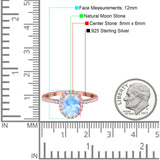 Art Deco Oval Natural Stone Halo Ring