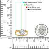 Two Piece Art Deco Halo Ring
