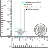 Art Deco Oval Natural Stone Flower Ring