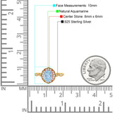 Art Deco Oval Natural Stone Flower Ring