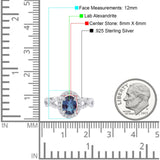 Art Deco Oval Natural Stone Split Shank Ring