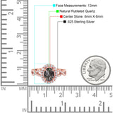 Art Deco Oval Natural Stone Split Shank Ring