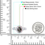 Art Deco Oval Natural Stone Split Shank Ring