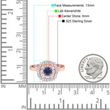 Round Natural Stone Cocktail Ring