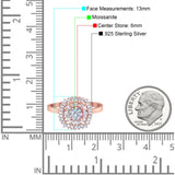 Round Natural Stone Cocktail Ring