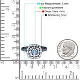 Round Natural Stone Cocktail Ring