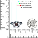 Round Natural Stone Cocktail Ring