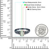 Oval Natural Stone Vintage Marquise Style Ring