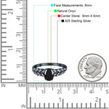 Oval Natural Stone Vintage Marquise Style Ring