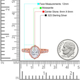 Vintage Style Oval Natural Stone Floral Ring