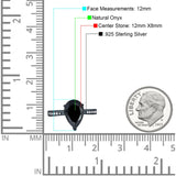 Pear Teardrop Solitaire Tapered Ring