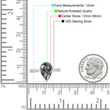 Pear Teardrop Solitaire Tapered Ring