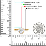 Vintage Style Oval Natural Stone Solitaire Ring