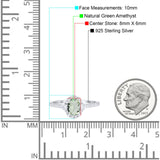 Vintage Style Oval Natural Stone Solitaire Ring