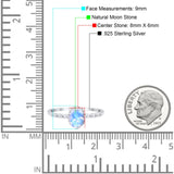 Art Deco Oval Natural Stone Beaded Ring