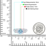 Round Natural Stone Leaf Design Ring