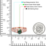 Vintage Style Oval Natural Stone Ring