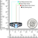 Vintage Style Oval Natural Stone Ring