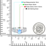 Vintage Style Oval Natural Stone Ring