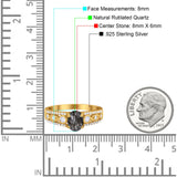 Vintage Style Oval Natural Stone Ring