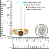 Vintage Style Oval Natural Stone Ring