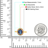 Art Deco Oval Natural Stone Floral Ring