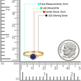 Art Deco Round Natural Stone Three Stone Ring