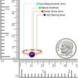 Art Deco Round Natural Stone Three Stone Ring