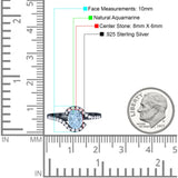 Oval Natural Stone Curved Art Deco Ring